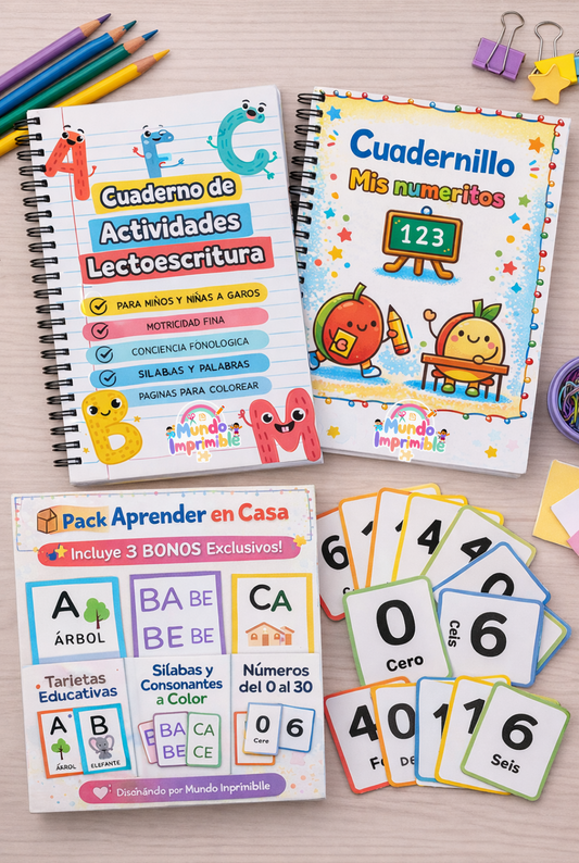 🧩Pack Aprender en Casa · 3 a 6 años